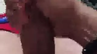 خادمة عربية مثيرة في مشهد شرجي صريح
