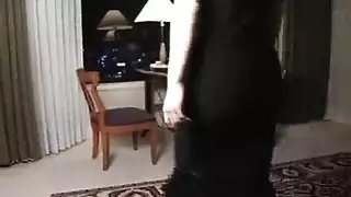 وضعية الكلب الشديدة تمدد مهبلها