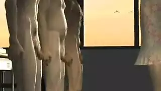 الكرتون النساء دائما المتعة في مخزوناتهم مع رجل يحبون الكثير