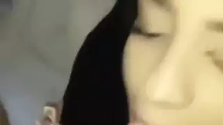 hijabi gets face fucked then pussy pounded
