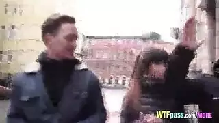شقراء روسية تحصل على قذف مني إباحي في امتحان جنسي