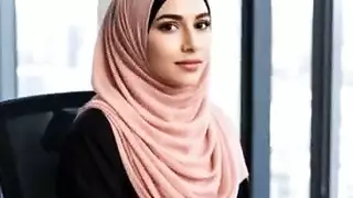 عاهرة مكتب عربية تحصل على نكاح قوي على المكتب