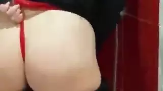 مثير أمين الحجاب العربي الحصول على مارس الجنس في المرحاض من المكتب
