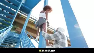 جنس شرجي علني خام مع البرازيلي سيلفا