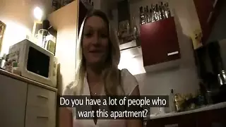 blonde cougar does a hardcore paid blowjob scene