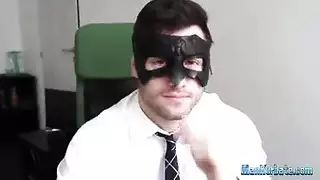 شرج مزدوج مع شاب مثير مستقيم