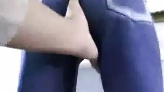 private lingerie show turns into blowjob