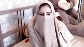 إيلاج مزدوج بالحجاب حركة بورنو ثلاثية محجبة