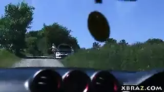 نجم إكس إكس إكس ينضم لجمال بريطاني من أجل فعل فموي قاسي وخبط
