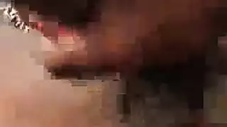 الأسود شاذه الاصطياد الذكور مع الثدي المترهل