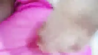 نيك شرجي خشن ينتهي برسم عشوائي بأحمر الشفاه على طيزها