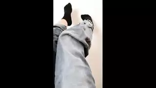 سراويل مثيرة جينز اللعنة النفس