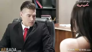 الزوجة المتسلطة تحصل على حقوقها بجلسة حلق عميق مع محامي زوجها السابق