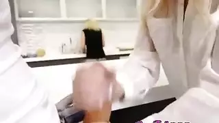 stepmom submission: deep throating step sons dick