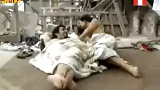 ثلاثي حظيرة إكس إكس إكس مع فتيش حمار واختراق مكثف