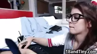 skinny ebony babe doggystyle with a fat ass