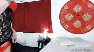 blonde slut eva slowly takes it all off in porn scene