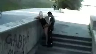 حفلة نيك في الهواء الطلق مع شهود عشوائيين