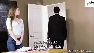 شهوة مكتبة إكس إكس إكس: طالب ينيك زميلة يائسة بخشونة
