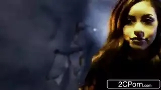 ثلاث كلابات مغرية تحبسك في منزلهن لممارسة جنس لا نهاية له