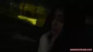 سورية جميلة تلتقط من الشارع وتنك بقوة من أمريكي مثير