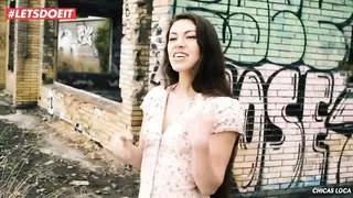 huge cake gets pounded in hardcore sex