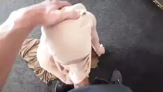 الحمار الكبيرة العربية الفتاة المسلمة في الحجاب مارس الجنس تقريبا كسها الرطب كسها