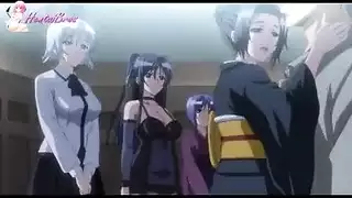 فتاة هنتاي تمتص قضيبًا أثناء ممارسة الجنس معها وتلعق قضيب جارها أثناء نومه